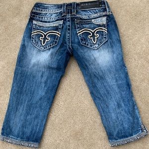 Size 24 Rock Revival Capri